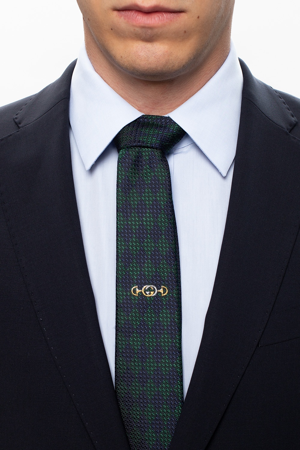 Gucci Silk tie with logo | Men's Accessories | IetpShops